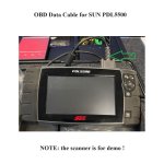 OBD II Data Cable Replacement for SUN PDL5500 Diagnostic Tool